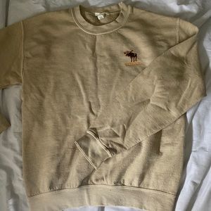 Brand new urban outfitters tan crew neck